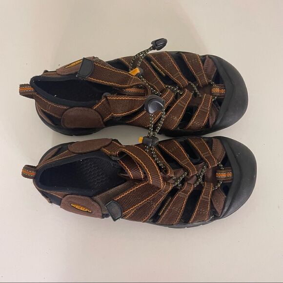 Keen Brown & Orange Hiking Sandals - Picture 3 of 9